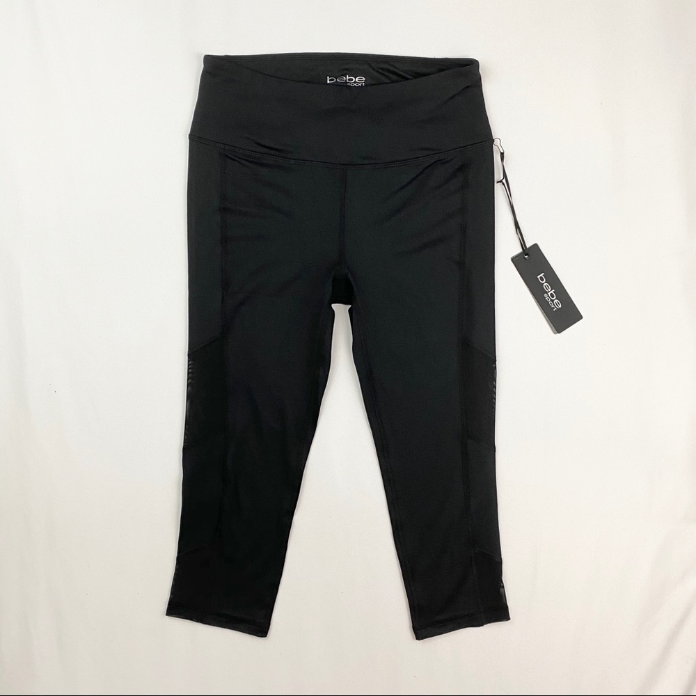 Bebe sport cropped leggings Size S